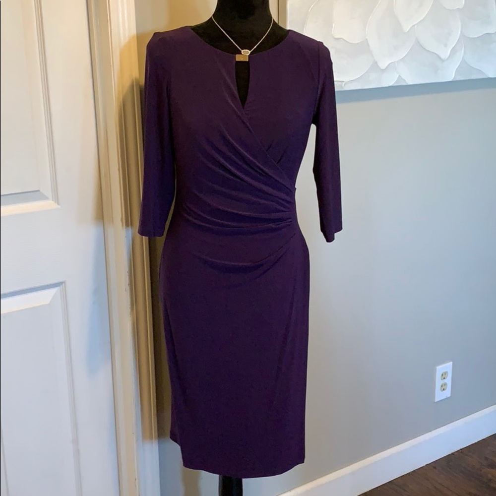 Pretty purple Lauren Ralph Lauren career dress